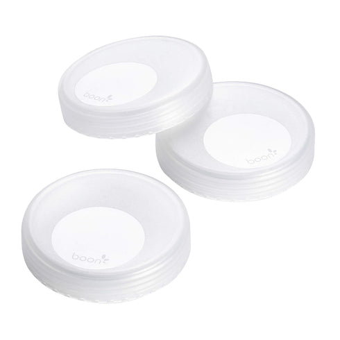 Boon Nursh Breast Milk Storage Lids - Made for Boon Nursh Bottles - Lids for Formula Travel Container - Breastfeeding Essentials and Baby Feeding ...