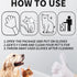 6 PCS Pet Bathing Wipes for Dogs and Cats, Cleaning? Deodorizing Grooming Gloves, Wipes Gloves for Dog and Cat Fur Face, Ear, Eye, Paws Cleaning W...