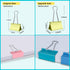 Colored Jumbo Binder Clips2.4 inch, Extra Large Binder Clips for Office (8 Pcs)...