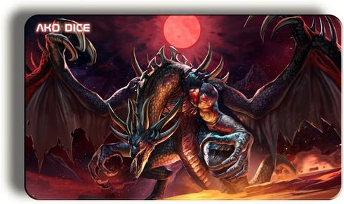 Dragon Mouse Pad | Large Gaming Mouse Pad Dragon | Dragon Desk Mat | Nonslip 24x14 Inch gaming mouse pad dragon (DEATH)...