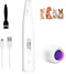 Electric Dog Paw Fur Trimmer Christmas Cordless Ear Hair Clipper Small Cats Mini Dogs Shaver Light up Puppy Grooming Clippers 2 Speeds Rechargeabl...
