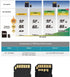 Xiwai TF Micro SD Male Extender to TF Card Female Extension Cable Adapter Flexible SD/SDHC/SDXC UHS-III UHS-3...