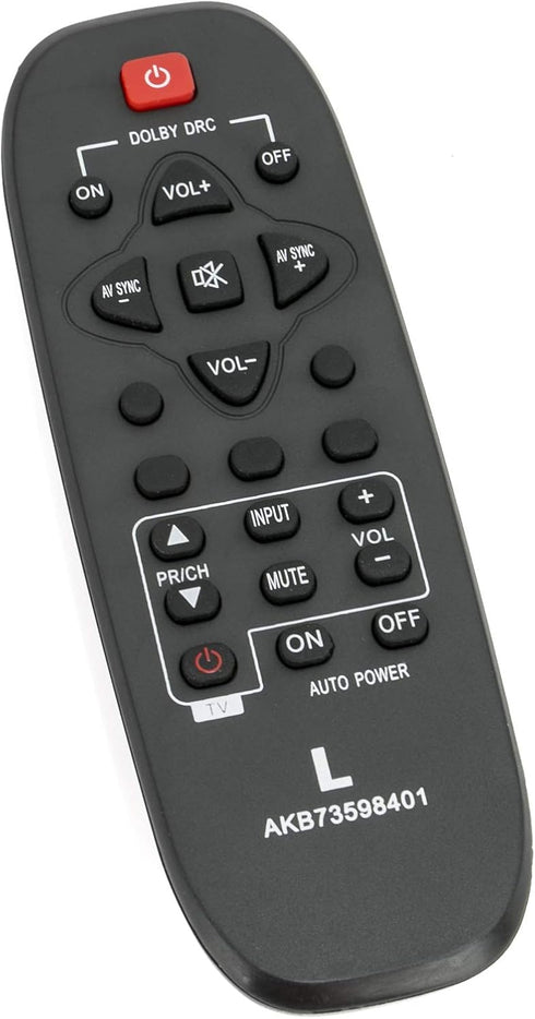 AKB73598401 Replaced Remote fit for LG Sound Bar Soundbar NB2020A NB2022A NB2030A AKB73598403 Sound Bar Audio System...