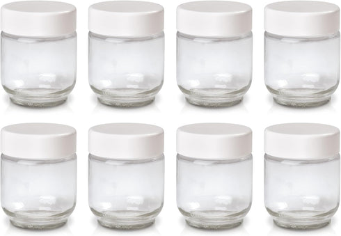 Euro Cuisine Glass Jars for Yogurt Maker, Set of 8...