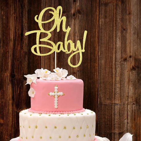 Oh Baby Cake Topper - Baby Shower For boys and girls...