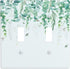 Green Eucalyptus Leaves Light Switch Cover Double Toggle 2 Gang Wall Plates Decorative Electrical Outlet Faceplate for Bathroom Kitchen Bedroom Li...