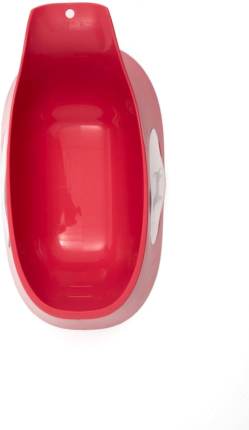 Lixit Ergonomic Bowls for Dogs with Long Ears (Coral, Medium)...