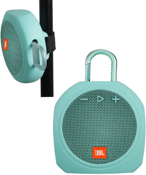Hermitshell Silicone Carrying Case Replacement for JBL Clip 3 Portable Waterproof Wireless Bluetooth Speaker (Teal)...
