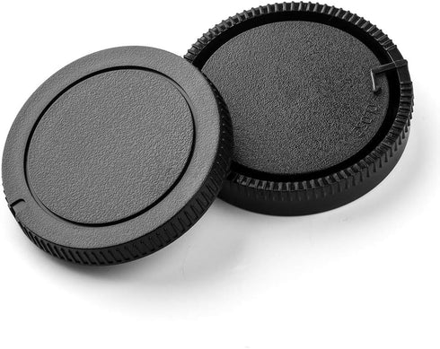 Camera Body Cap and Lens Rear Cap Cover Replacement for Sony Alpha A-Mount/Minolta AF Mount Lens,2 Packs...