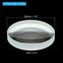 PATIKIL 4" (100mm) Focal Length Double Concave Lens, 50mm Diameter 8mm Height Glass Optically Polished Round Edges Lens for Physics Experiment, Cl...