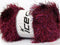 Large 100 Gram Skein Burgundy Pink Eyelash Dazzle Metallic Eyelash Yarn......