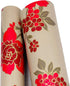 LovingWay 14.7 feet Wallpaper Roll Red Peony Floral Shelf Liner 17.7x177 Inch Christmas Storage Drawer Lining Paper Refresh Home School Furnitures...