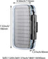 Aventik Fly Fishing Box Jig Box Waterproof Streamer flies Case Double Sided Clear Lid Storage Lure Case Light Weight Saltwater Freshwater?Foam ins...