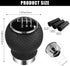 Universal Shift Knob 6 Speed Manual Gearbox Shift Knobs Fit for Most Car Transport Vehicles?Round Head R Up?...