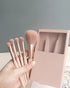 Travel Size Makeup Brushes Set, Easy-taken Mini Makeup Brush Set with Case and Mirror, Small Complete Function Cosmetic Brushes Kit Perfect for On...