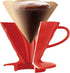 Hario VDCR-02R V60 02 Coffee Dripper Ceramic Red Coffee Drip for 1-4 Cups...