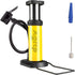 Bike Pump, Mini Bike Floor Pump Compact Mini Portable Bicycle Foot Pump Compatible with Presta and Schrader Valve Portable Bicycle Pump,Aluminum A...