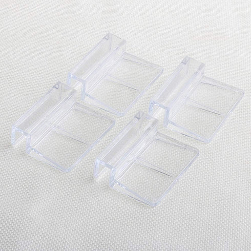 6 Pieces 8mm Acrylic Aquarium Cover Clip Aquarium Fish Tank Glass Cover Clip Support Holder Clear Universal Lid Clips for Rimless Aquariums...