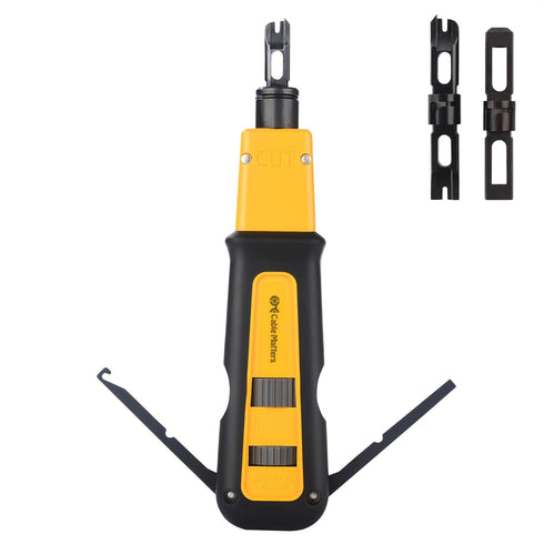 Cable Matters Punch Down Tool with 110 & 66 Blade, RJ45 Ethernet Punch Tool, Keystone Punchdown Tool for Cat 8, Cat 7, Cat 6A, Cat 6, Cat 5e, Cat ...