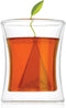 Tea Forte Poom Double Wall Glass 10 ounce Tea Cup for Hot or Iced Tea...