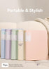 Pastel Binder with Clear Plastic Sleeves, 30 Pockets, Display 60 Pages, Portfolio Presentation Folders for Documents, Recipe, Art, Certificate, Le...