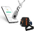 Geiomoo Silicone Case for Tile Pro 2022 Tracker, Soft Flexible Scratch Resistant Cover with Carabiner (2 Pack Navy Blue+Oatmeal)...