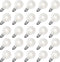 G40 Led Frosted White Replacement Light Bulbs, E12 Led Candelabra Globe Light Bulbs, 1.5 Inch Frosted String Lights Bulbs for Indoor Outdoor, 0.6 ...