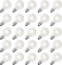 SUNSGNE 25 Pack G40 Led Replacement Light Bulbs, E12 Screw Base Shatterproof LED Globe Frosted Bulbs Light for Indoor Outdoor String Lights, 0.6wa...