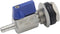 Rabbit Watering System Bucket Connector Kit include 5/16" Hose Barb to 1/4" NPT Male Ball Valve and Stainless Steel Bulkhead Fitting...