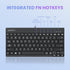 Perixx PERIBOARD-326 Wired Mini Backlit USB Keyboard with Low Profile Keys, US English Layout (11607)...