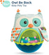 B. toys- B. baby- Owl Be Back- Baby Toy- Crawling- Tummy Time- Sensory & Musical Toy for Babies- Wobbling Toy with Colorful Balls – 6 Months...