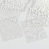 30 Sheets White Flower Nail Art Stickers, White Flower with Rhinestones Designs Nail Decals 3D Self Adhesive Nail Stickers Nail Art Supplies White...