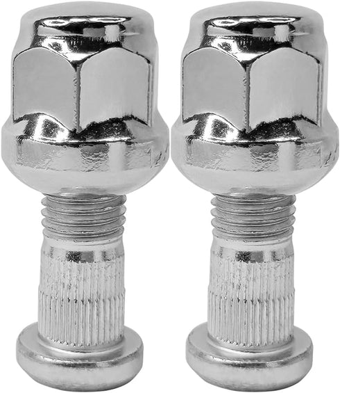 M12x1.5 Chrome Wheel Lug Stud Nut Set Compatible with Honda Accord Civic City CR-V Fit HR-V Insight Element Prelude S2000 Acura Legend Integra MDX...