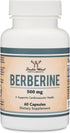Berberine Supplement 500mg, 60 Capsules (Third Party Tested, Non-GMO, Gluten Free, Vegan Safe) AMPK Activator - Berberine HCL for Cardiovascular H...