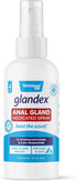 Vetnique Labs Glandex Medicated Dog Anal Gland Spray - Pain Relieving & Anti-Itch Formula to Soothe Inflamed Anal Glands in Dogs & Cats - Fast Act...