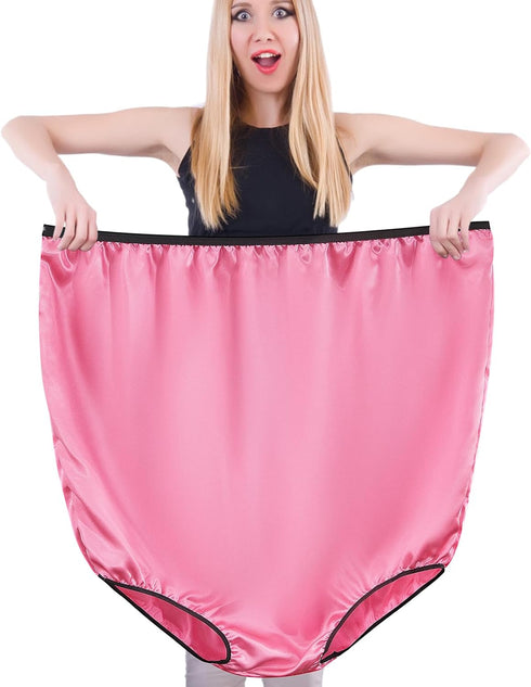 Big Mom Undies Oversized Christmas Giant Underwear Funny Pranks for Bride Wedding Game Gift (Pink,Bright Style)...