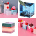 4 Pack Square Resin Molds - 4 Sizes Cube Silicone Casting Molds for DIY Art Resin Candle Soap Making...