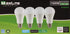 Maxlite LED Dimmable 4 Pack A19 Bulb 100W Daylight 5000K, White...