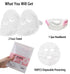 Holes Towel Mask Reusable Face Towel Mask Cold Hot Compress Facial Steamer Moisturizing Beauty Skin Care Spa Towels for Estheticians Skin Care, 10...