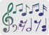 FINGERINSPIRE Music Note Stencil 29.7x21cm Plastic Music Note Drawing Painting Stencils Rectangle Reusable Notes Stencils for DIY Music Theme Craf...