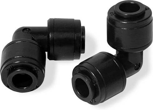 30 Pack Quick Connect 1/4" Drip Irrigation Elbow Coupling Connectors, Universal 90 Degrees Elbow Fitting for 1/4 Inch Irrigation Tubing, Leak Free...