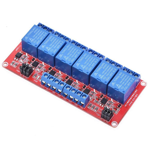 Relay Module with Optocoupler High/Low Level Trigger for Arduino (5, 5V Relay 6 Channel)...