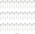 Mozaik Mini Recyclable Tasting Spoons, Silver...