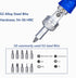 10 IN 1 Ratcheting Multi-Bit Screwdriver Set Magnetic, Adjustable, S2 Steel, Professional Repair Tool Kit with Adjustable Shaft (Blue)...