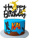 Skateboard Cake Topper - Happy Birthday Decorations for Skateboard Sport Theme Parties (6.7''x5.27'')...
