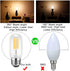 PIFUT T12 LED Bulb, E26 Dimmable LED Bulb, 110v 600Lumens 3000K 60W Equivalent, Tubular Light Bulb,4 Pack (Warm White)...