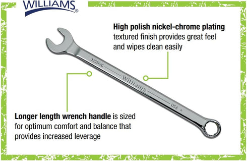 Williams 1209MSC Super Combo Combination Wrench, 9 Millimeter...