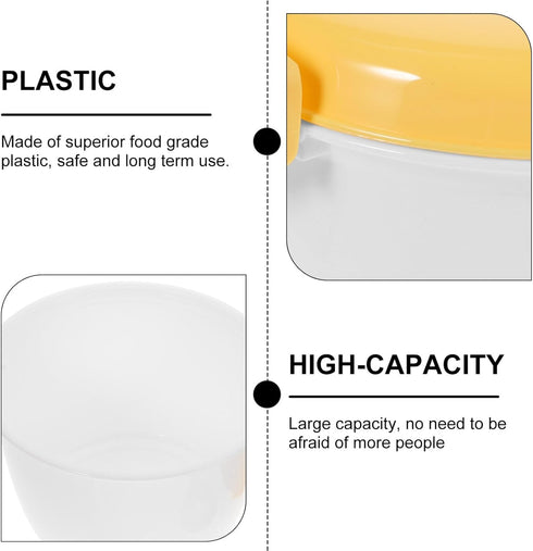 DOITOOL Microwave Rice Cooker,Mini Rice Cooker for Microwave Oven,Microwave Cookware Microwave Steamer for Vegetables,Pasta,Chicken,Bacon...