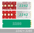 JEYI M2 M2PLUS NGFF NVME m. 2 Extended Transfer 2230, 2242, 2260, 2280 M2 Change Long Size NVME NGFF M.2 U.2 M3 M.3 SSD...
