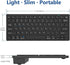 Bluetooth Keyboard for Mac Ultra-Compact Wireless Keyboard, Compatible with MacBook Pro/Air, iPad Laptops and PCcompatible Windows Android (Black)...